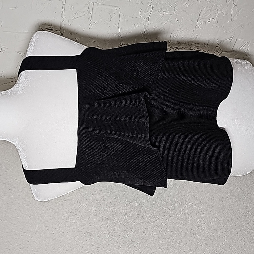 Madewell Texture & Thread Flouncy Tiered Crossback Tank Top Black Small Bohemian - Picture 2 of 15
